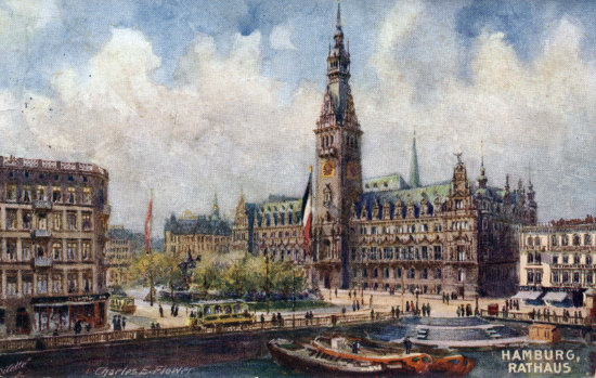 Hamburger Rathaus 1916